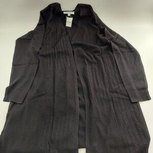 Avenue cardi meadows mews size 14 black    P#82@CMK